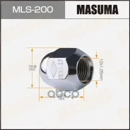 ����� Masuma 12x1.25��, L=25.8��, ��� ����=19�� / Subaru MLS-200 Masuma ���. MLS-200 MLS200 ����