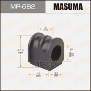������ ������������� Nissan Cube (Z10) 98-02 ��������� D=26 Masuma Masuma ���. MP692 MP692 ����
