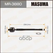 ���� ������� Toyota HiLux 05-15, Fortuner 04-15 Masuma Masuma ���. MR3880 MR3880 ����