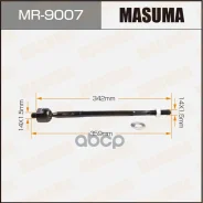 ���� ������� Mitsubishi ASX/Lancer/Outlander/RVR 07- Masuma ���. MR-9007 MR9007 ����