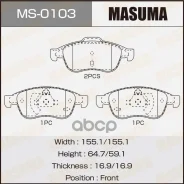 ������� �������� Masuma Renault/Megane II/V1600, V2000 front (1/6) Masuma ���. MS0103, �������� MS0103 ����