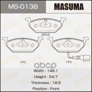 ������� ��������� VAG Golf 97-12, Jetta 10-19; Octavia 96-12, Fabia 99-14 �������� � �������� Masuma Masuma ���. MS0138 MS0138 ����