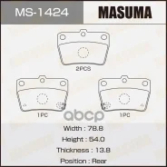 ������� ��������� Toyota RAV 4 96-05; Chery Tiggo 05- ������ Masuma Masuma ���. MS1424 MS1424 ����