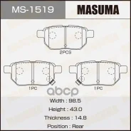 ������� �������� ������! Toyota Auris 1.4VVT-i -2.2D 07 MS1519_MSU Masuma ���. MS-1519 MS1519 ����