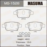 ������� ����. ���. Toyota Avensis/Corolla/Alphard/Estima 03- Masuma ���. MS-1528 MS1528 ����