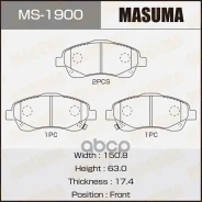 ������� ����. ���. Toyota Avensis 03-08, Corolla 04-09 Masuma ���. MS-1900 MS1900 ����
