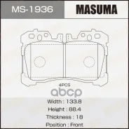 ������� ��������� Toyota Crown 18-; Lexus LS 07- �������� Masuma Masuma ���. MS1936 MS1936 ����