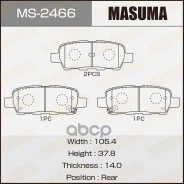 ������� �������� ������! Nissan Murano/Quasqai/Murano 1.6-3.5, Infiniti FX35 03 MS2466_MSU Masuma ���. MS-2466 MS2466 ����