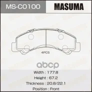 ������� ��������� Mazda Titan V 04-, Toyota Dyna 00-; Isuzu Elf 02- �������� Masuma Masuma ���. MSC0100 MSC0100 ����