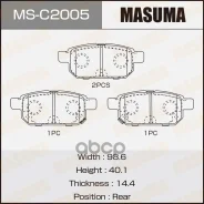 ������� ����. ����. Suzuki Swift IV/ SX4 1.2-1.6 10- Masuma ���. MS-C2005 MSC2005 ����