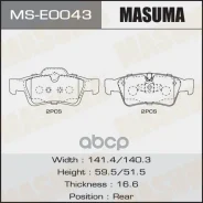 ������� ��������� Mercedes G (W463) 12-, GL (W164) 06-, ML (W164) ������ Masuma Masuma ���. MSE0043 MSE0043 ����