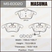 ������� ��������� VAG A4 (B8) 07-, A5 (8T) 07- �������� Masuma Masuma ���. MSE0020 MSE0020 ����