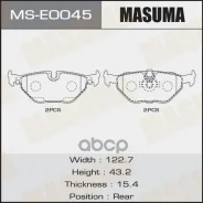 ������� ��������� BMW 5 (E39) 95- ������ Masuma Masuma ���. MSE0045 MSE0045 ����