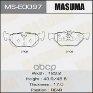 ������� ��������� BMW 1 (E81, E87, E88) 04-11, 3 (E90) 05-, X1 (E84) 09- ������ Masuma Masuma ���. MSE0097 MSE0097 ����