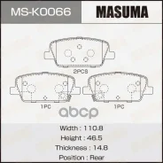 ������� ��������� Hyundai Santa Fe 18-, Palisade 19- ������ Masuma Masuma ���. MSK0066 MSK0066 ����