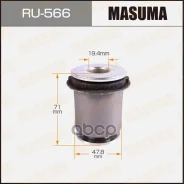 ����������� ���. ������� ������ ���. Toyota Land Cruiser Prado/Hilux Surf 02-09 Masuma ���. RU-566 RU566 ����