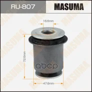 ����������� Fortuner, Hilux / GUN156L, GUN125L front low (front) Masuma ���. RU-807 RU807 ����