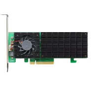����� ���������� HighPoint SSD7202, PCIe 3.0 x8, Ports: 2x M.2 (2242/2260/2280), Board: LowProfile, Bootable, RAID: 0, 1 ����
