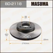 ���� ��������� Masuma front Almera/ N16, Primera P11E [���� �� 2 ��] Masuma ���. BD2118, �������� BD2118 ����