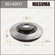 ���� ��������� Mazda CX-7 06- �������� Masuma Masuma ���. BD4207 BD4207 ����