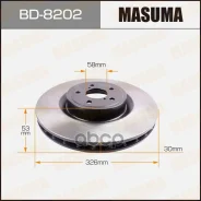 ���� ��������� Masuma, front Subaru Forester, Impreza, Legacy / SG9, GDB, BES Masuma ���. BD-8202 Masuma, �������� BD8202 ����