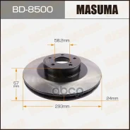 ���� ��������� Masuma, front Subaru Forester, Impreza, Legacy / SG5, GDA, BH5 [��.2] Masuma ���. BD-8500, �������� BD8500 ����