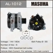 ��������� Masuma, Toyota / 2ARFE (14V/180A) Masuma ���. AL-1012 AL1012 ����