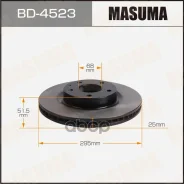 ���� ��������� Masuma BD-4523 (1/2) / front Mazda 3 / BN#, BM# B45G-33-251A, �BJT2-33-251A, �BKC5-33-251 Masuma ���. BD-4523, �������� BD4523 ����