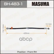 ����� ��������� Masuma H- /front/ Capa GA4, GA6, Logo GA5 RH Masuma ���. BH4831, ������ �������� BH4831 ����
