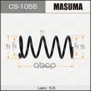 ������� �������� Masuma CS-1055 / rear / Ipsum / ACM26W 48231-44120, �48231-44220, �48231-44230 Masuma ���. CS-1055, ������ CS1055 ����