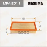 ��������� ������ A0591 Masuma LHD Chery Amulet (1/10) 1GD129620, �A0030947104, �A1040940204, �A11-1109111AB Masuma ���. MFA-E511 MFAE511 ����