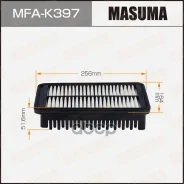 ������ ��������� Hyundai Creta 2016 - 2021 Masuma ���. MFA-K397 MFAK397 ����