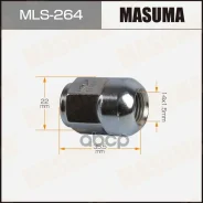 ����� Masuma MLS-264 / 14x1.5��, L=35.5��, ��� ����=22�� / Honda 90304-SJA-A91,90304-TK4-A01 Masuma ���. MLS-264 MLS264 ����