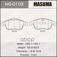 ������� �������� Masuma, AN-4664K, P68047 front (1/6) 410600629R, �410605055R, �410607585R, �440608746R Masuma ���. MS-0102, �������� MS0102 ����