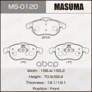 ������� �������� Masuma, AN-4288K, P59043 front (1/6) 1605088, �1605094, �1605098, �1605113, �1605139, �1605282, �1605283, �93166798, �93175378, �9317...