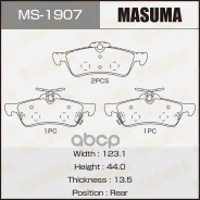 ������� ��������� Toyota Yaris (P90) 05-; Daihatsu Charade VI 11- ������ Masuma Masuma ���. MS1907 MS1907 ����