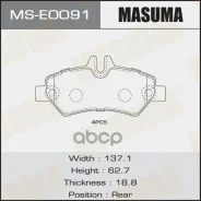 ������� ��������� MB Sprinter (906) 16-; VW Crafter 30-35, 30-50 (2E, 2F) 06- ������ Masuma Masuma ���. MSE0091 MSE0091 ����