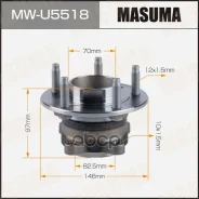 ��������� ���� Masuma front Chevrolet Cruze 10-15 Masuma ���. MW-U5518, �������� MWU5518 ����