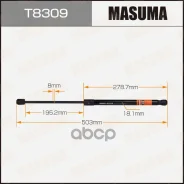 ���� ������� ��������� Masuma, L=503mm (1/40) Masuma ���. T8309 Masuma T8309 ����