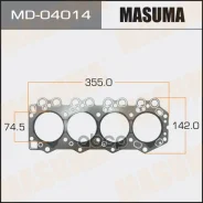 �����. ��� Mazda T2000/ T2500/ T2600/ T3000/ T3500/ T4000/ T4100 84- Masuma ���. MD-04014 MD04014 ����