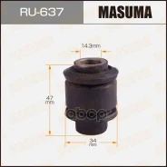 ����������� ���. ������������� ���� Toyota Land Cruiser 07- Masuma ���. RU-637 RU637 ����