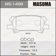 ������� ��������� Toyota Highlander 03-07; Lexus RX 03-09 ������ Masuma Masuma ���. MS1498 MS1498 ����