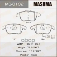 ������� ��������� VW Tiguan 1.4-2.0L 07- Masuma ���. MS-0132 MS0132 ����