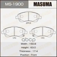 ������� ��������� ���. Toyota Avensis 03- Masuma ���. MS-1900 MS1900 ����