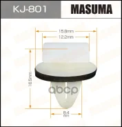 ������ ������������� Mitsubishi Delica/Diamante/Galant/Lancer/�Pajero 86-02 Masuma KJ801 Masuma ���. KJ801 KJ801 ����