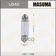 ����� �������� Masuma 12v 10W T10x37 SV8.5 Masuma ���. l542 L542 ����