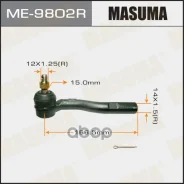���������� ���� ������� R Toyota Liteace 1.8-2.2D 96-07 Masuma ���. ME-9802R ME9802R ����