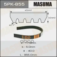 ������ ���������� Masuma 5PK- 855 1172097E10, �31110RB0G00, �31110-RB0-G01, �31316998, �90916-02164, �AY140-50855, �K805-18-381A, �K805-18-381B, �MB91...