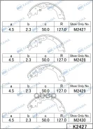 ��������� ������� ���������� K2427 Toyota Hilux 15- REAR MK Kashiyama ���. K2427, ������ K2427 ����