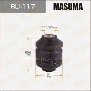 ����������� Masuma Delica /P27/45V, P35W/ front low (1/80) Masuma ���. RU117 RU117 ����